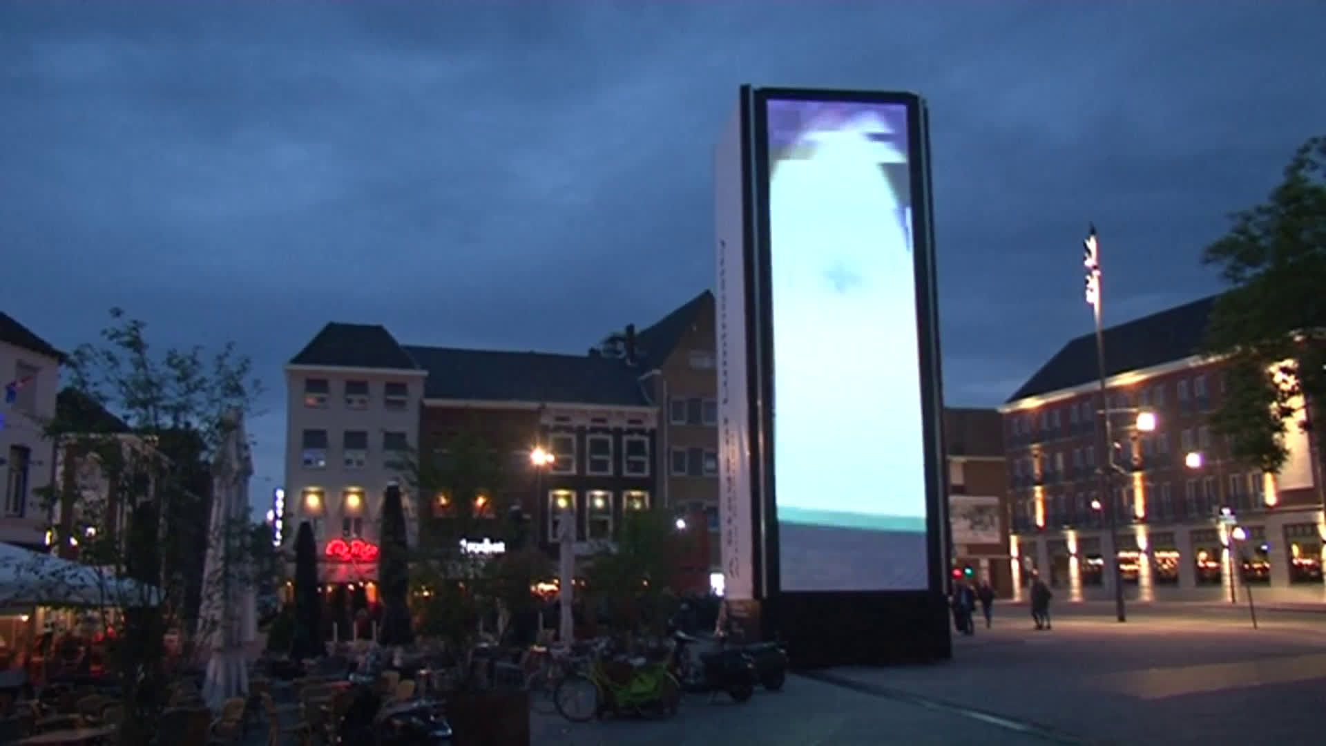 Videokunst Stationsplein Roermond
