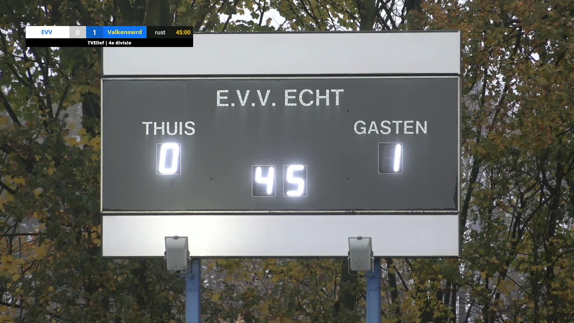 EVV - Valkenswaard | Hele Wedstrijd
