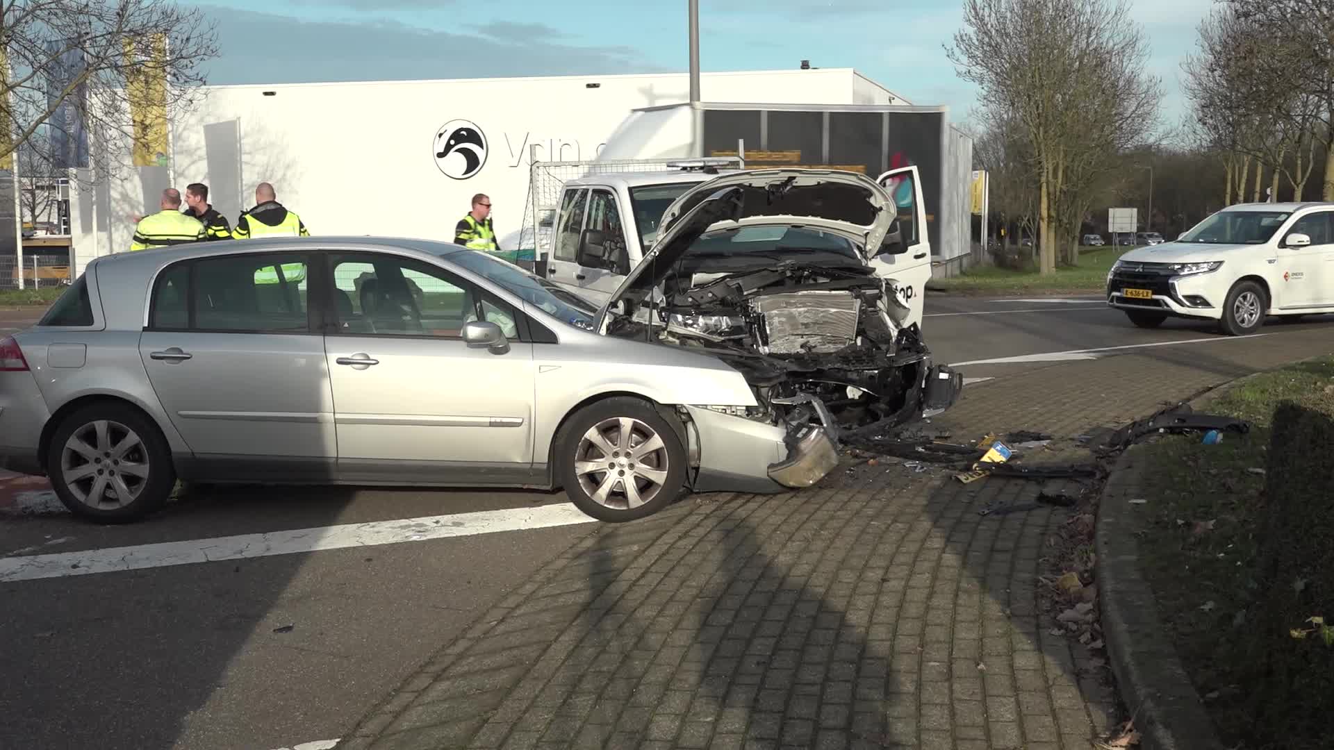 Ongeval op rotonde Heerlen