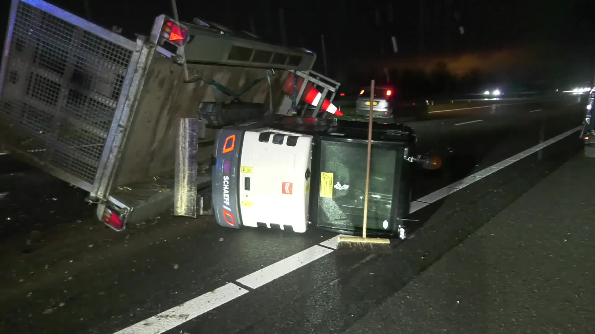 Ongeval op A73 bij Reuver