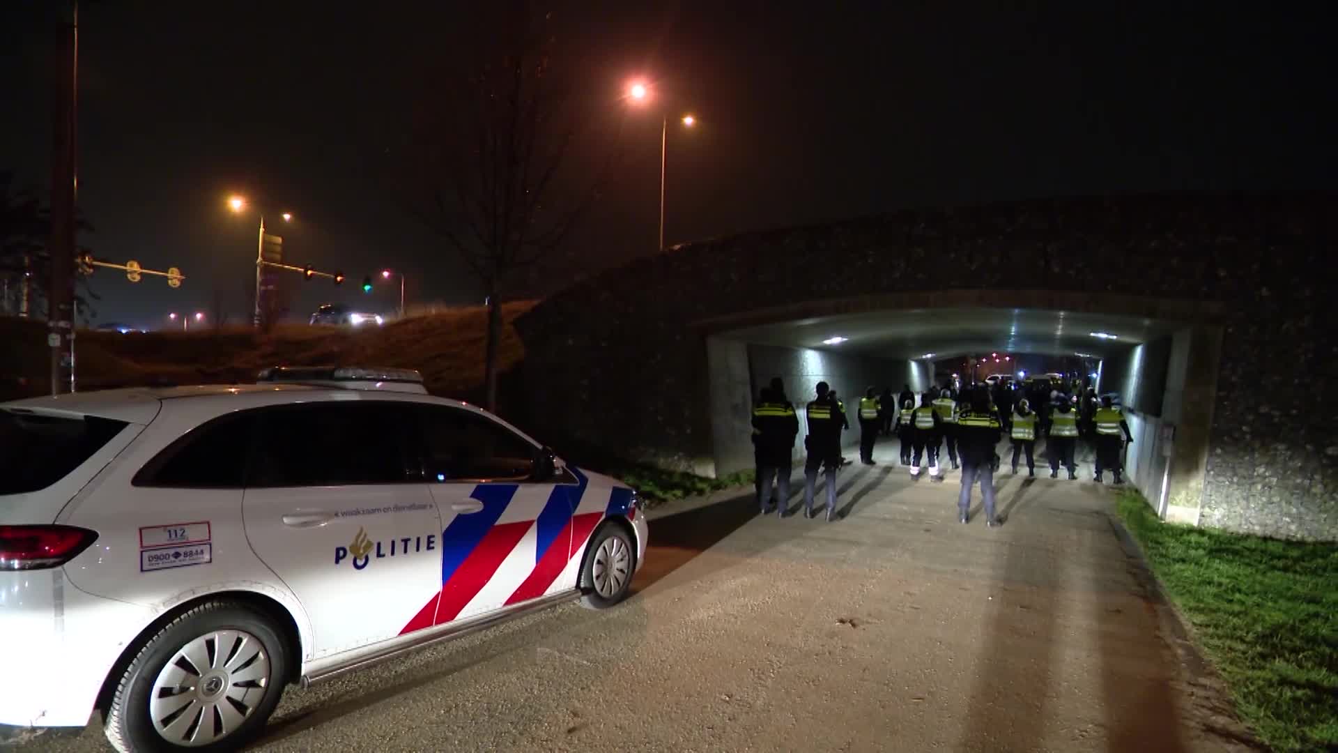 Politie op de been vanwege supporters